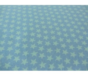 Jersey Sternchen hellmint mint türkis